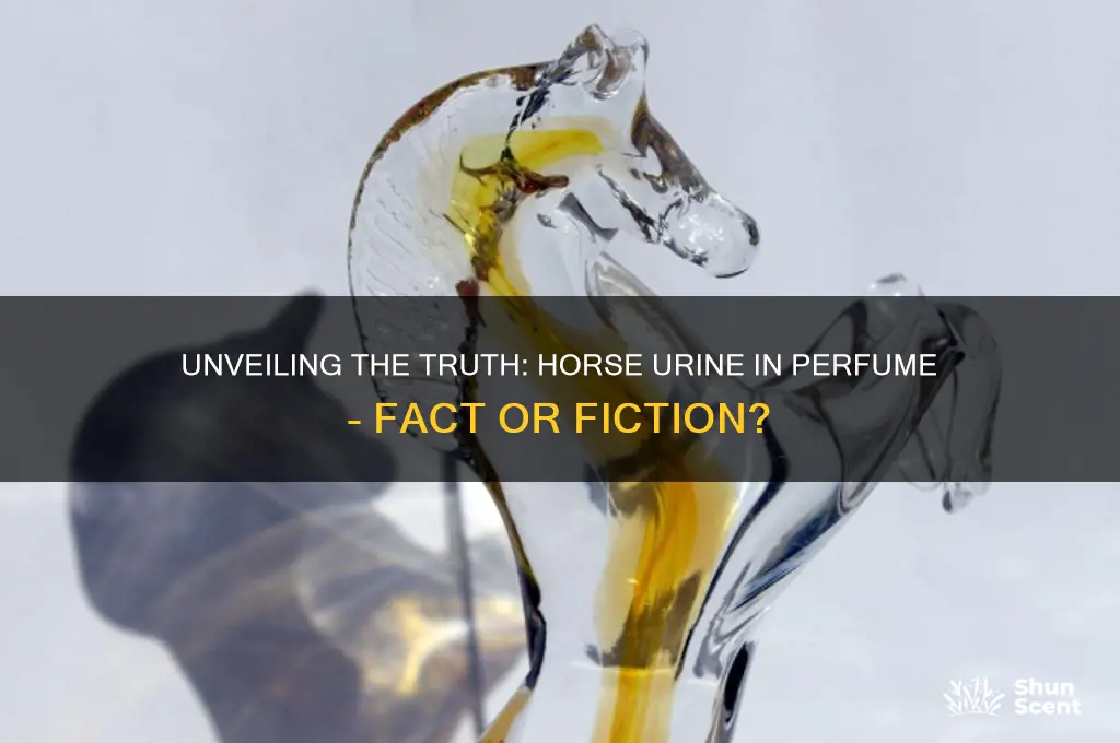 is there horse urine in perfume