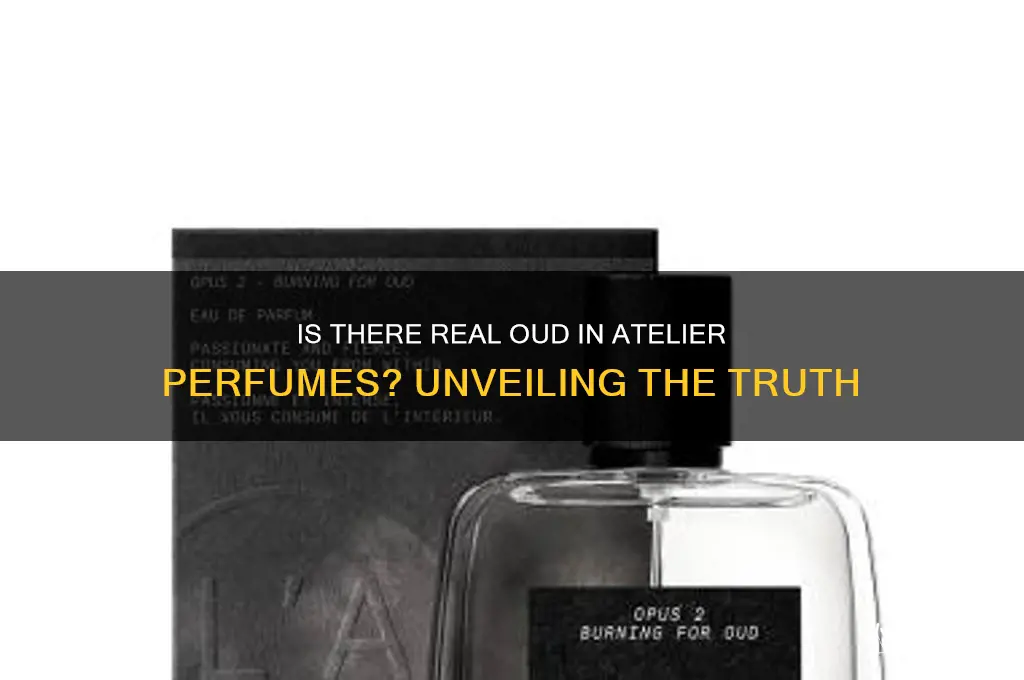 is there real oud in atlier perfume