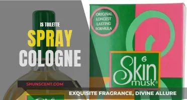 Toilette Spray vs Cologne: What's the Difference?