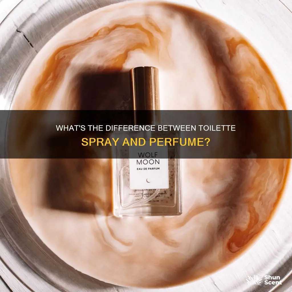 is toilette spray perfume