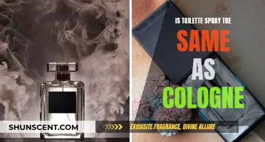 Understanding the Difference Between Cologne and Toilette Spray