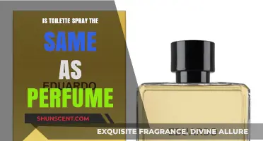 Toilette Spray vs. Perfume: Understanding the Key Differences
