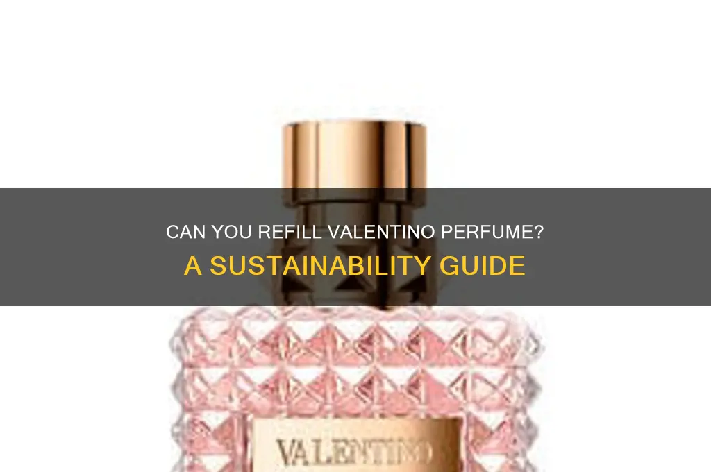 is valentino perfume refillable
