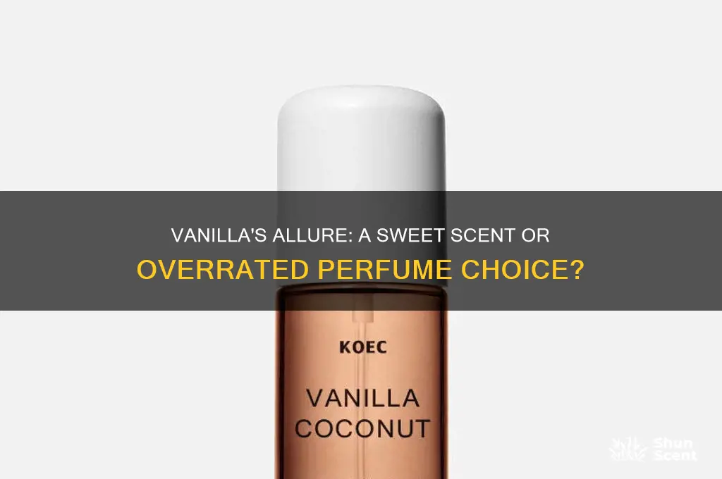 is vanilla a good perfume