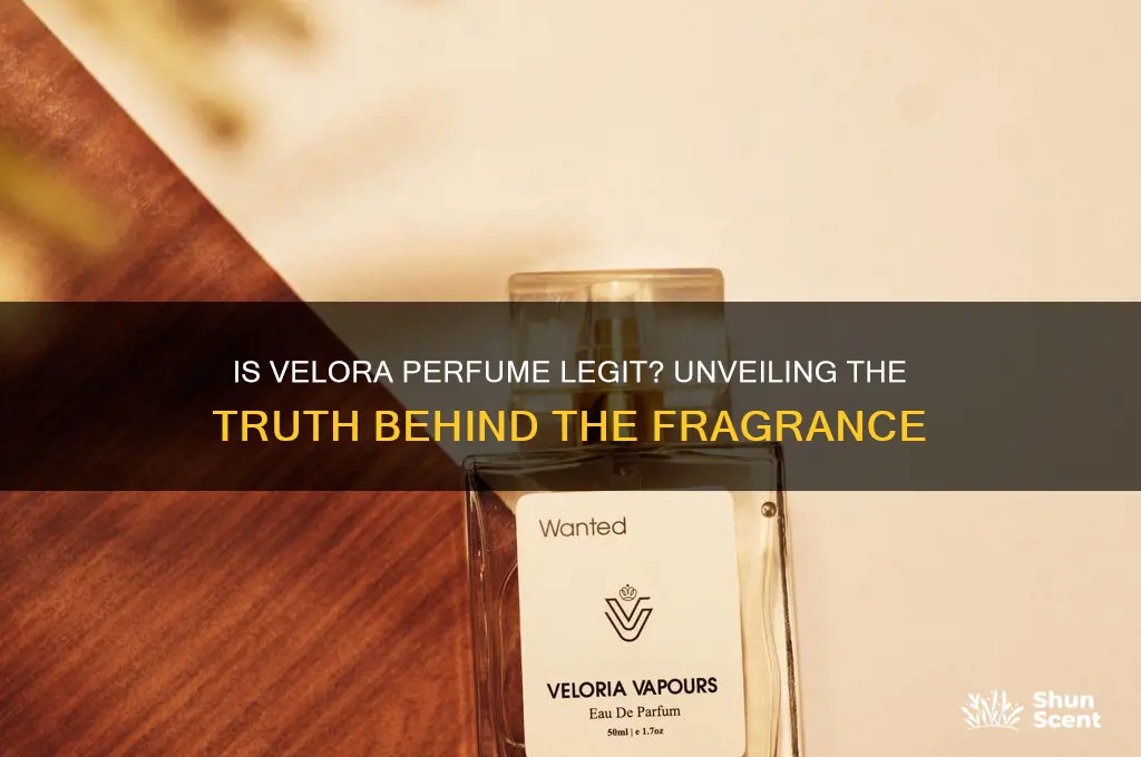 is velora perfume legit