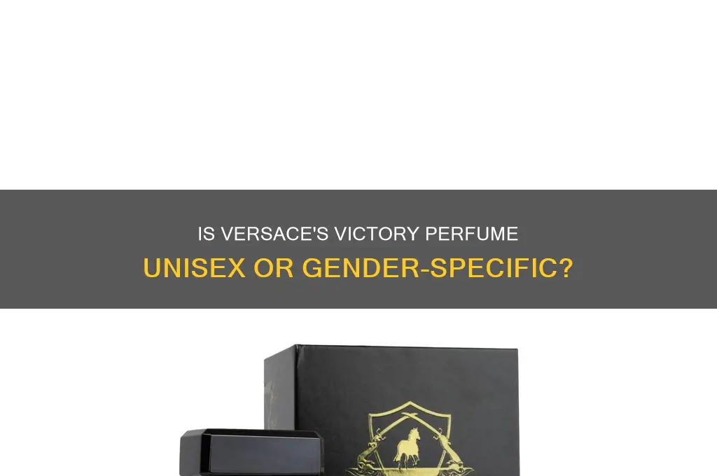 is victory perfume from versace male or female