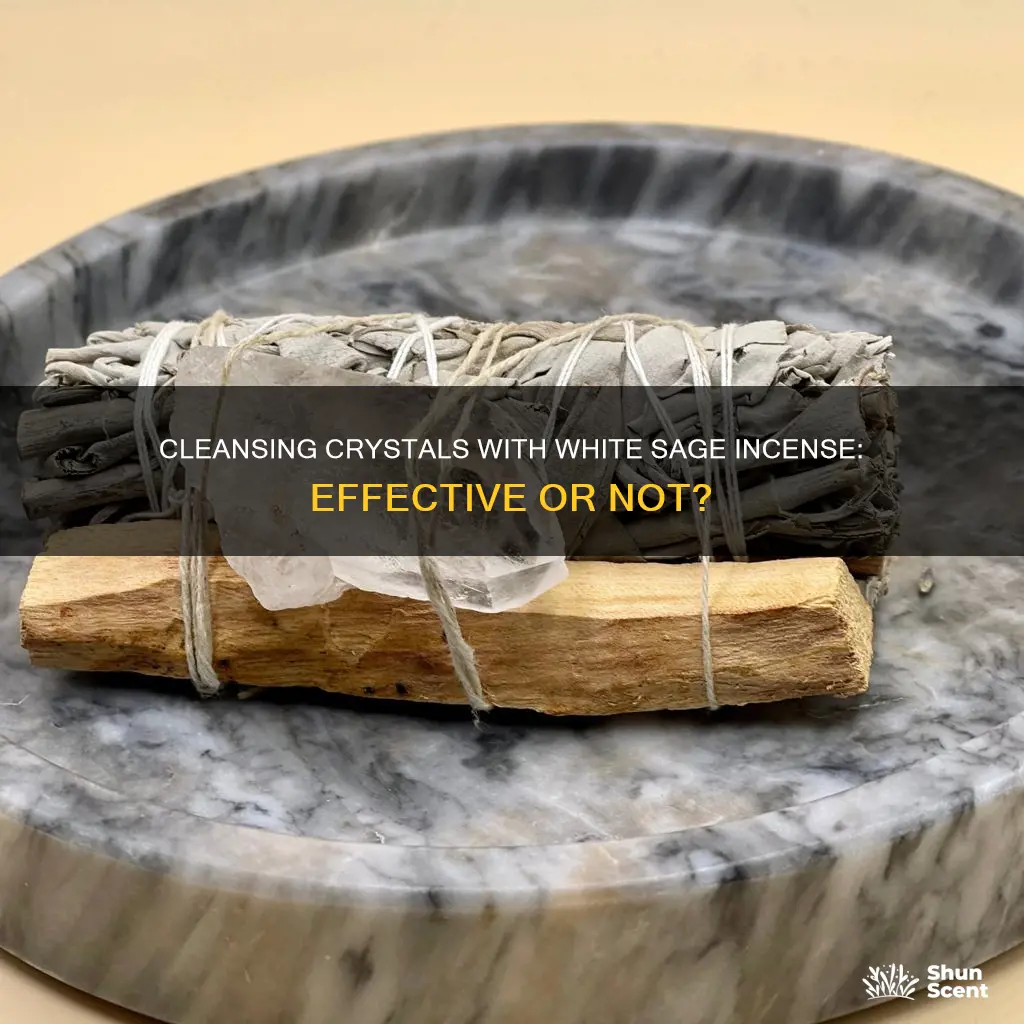 is white sage incense good for cleansing crystals