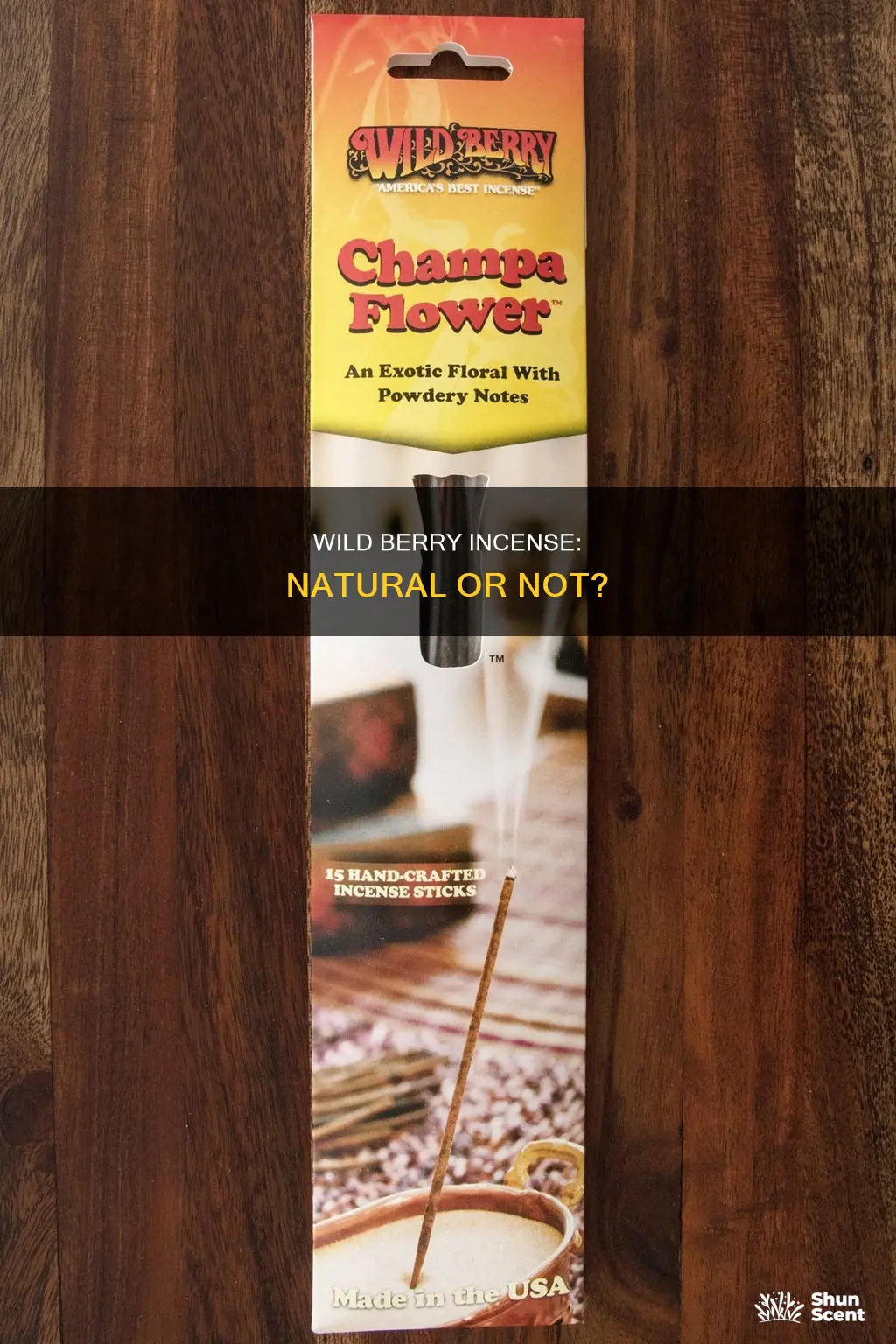 is wild berry incense natural