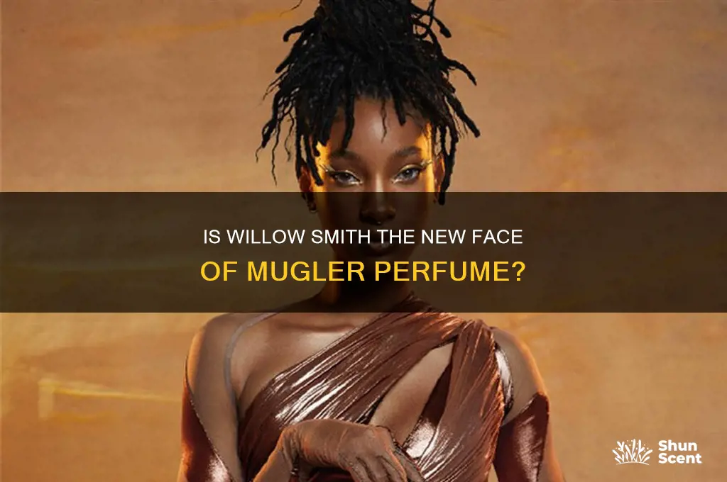 is willow smith the model for mugler perfume