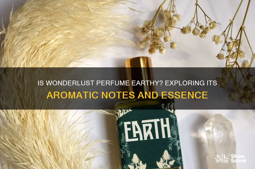 is wonderlust perfume earthy