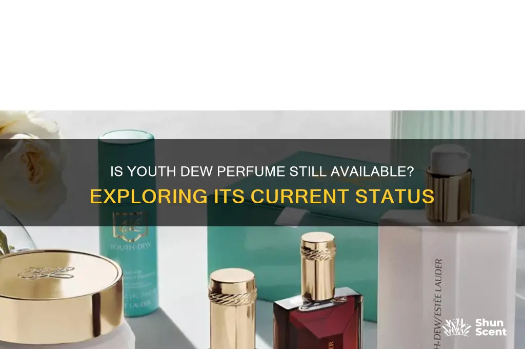 is youth dew perfume still manufactured