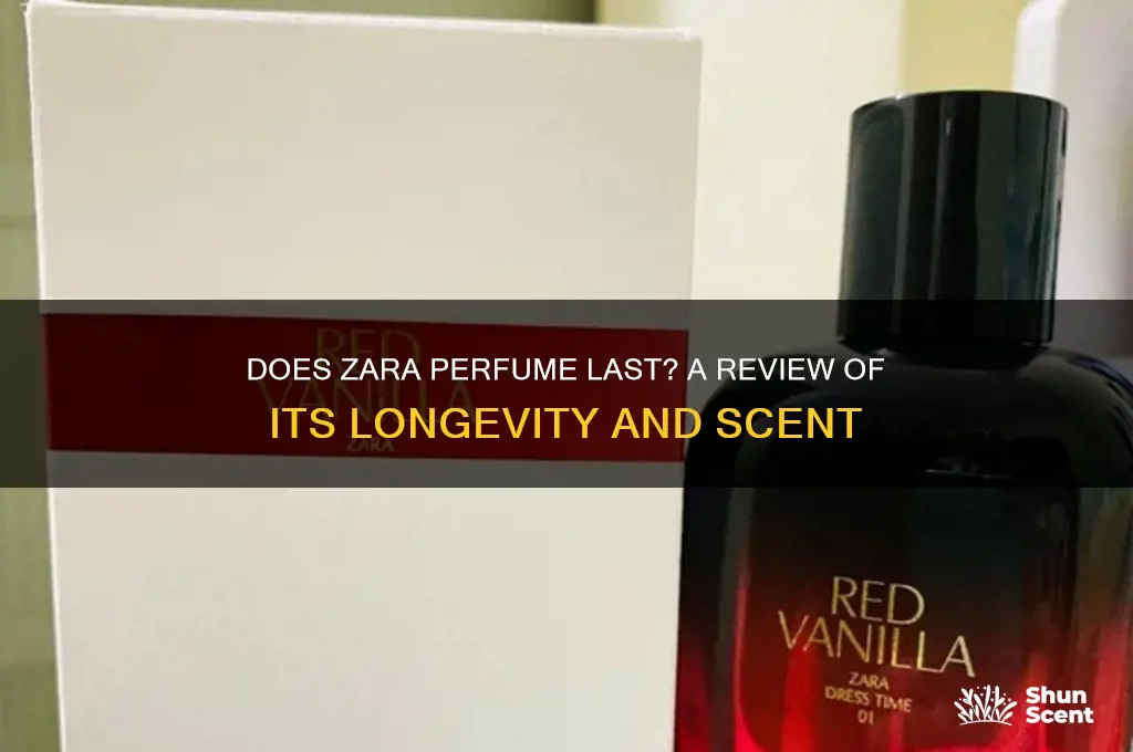 is zara perfume long lasting