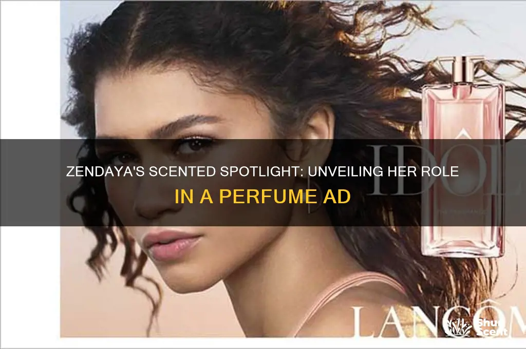 is zendaya in a perfume commercial