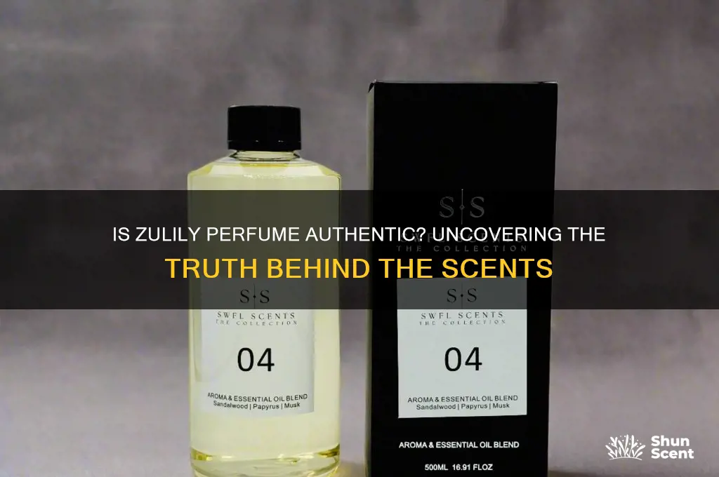 is zulily perfume authentic