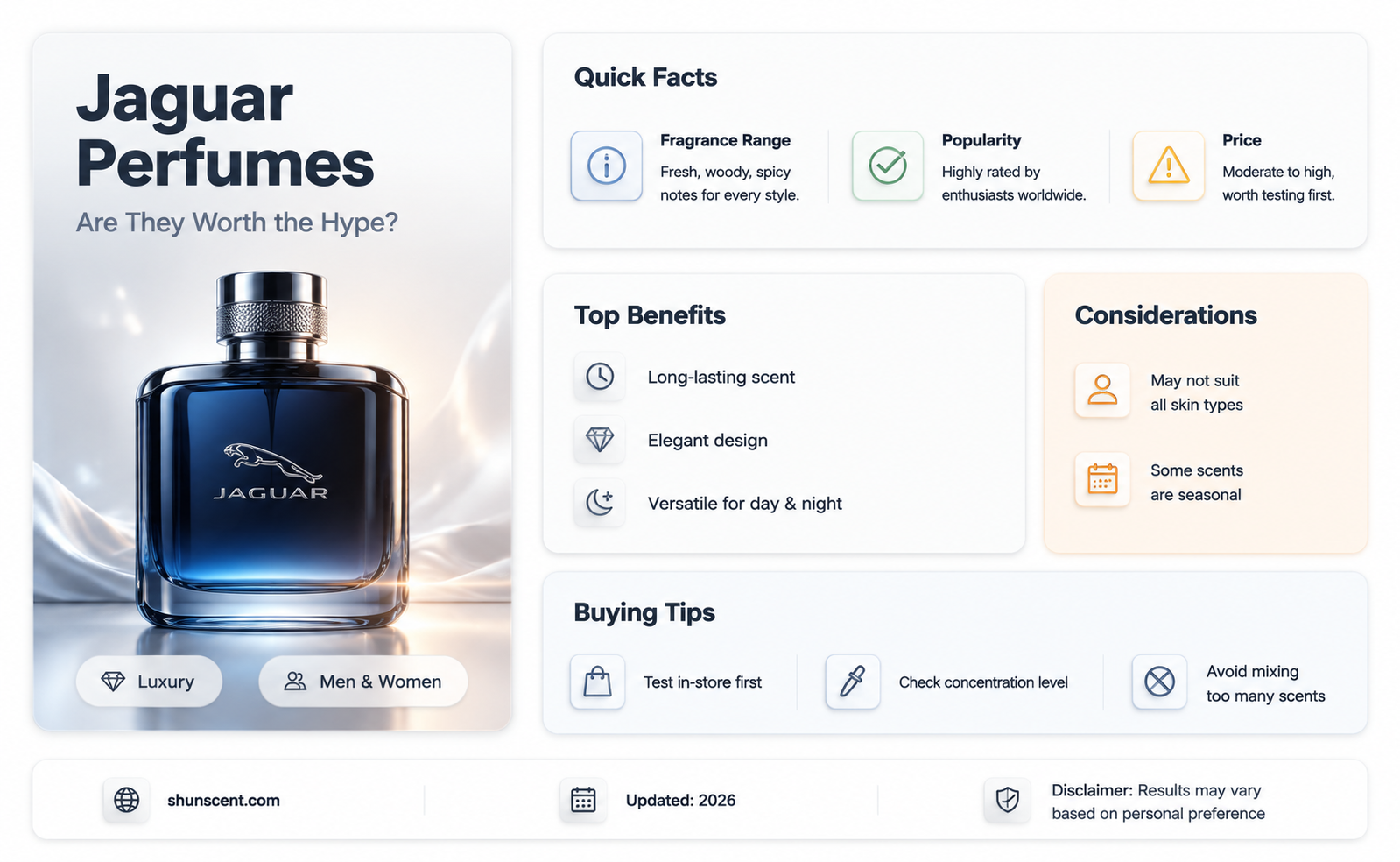 are jaguar perfumes good