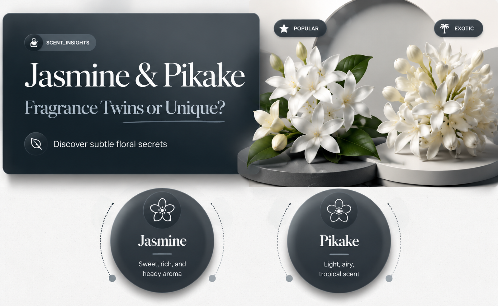 are jasmine and pikake fragrances the same