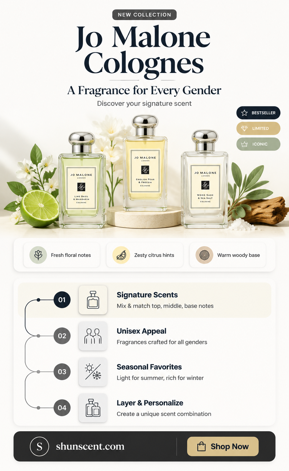 are jo malone colognes unisex
