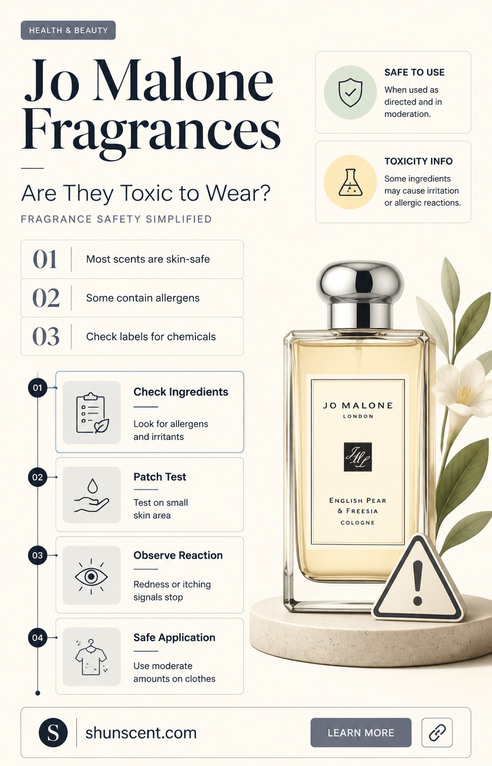 are jo malone fragrances toxic