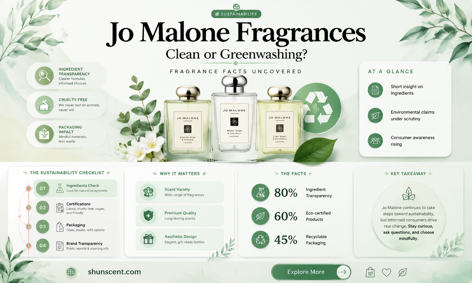 are jo malone fragrances clean