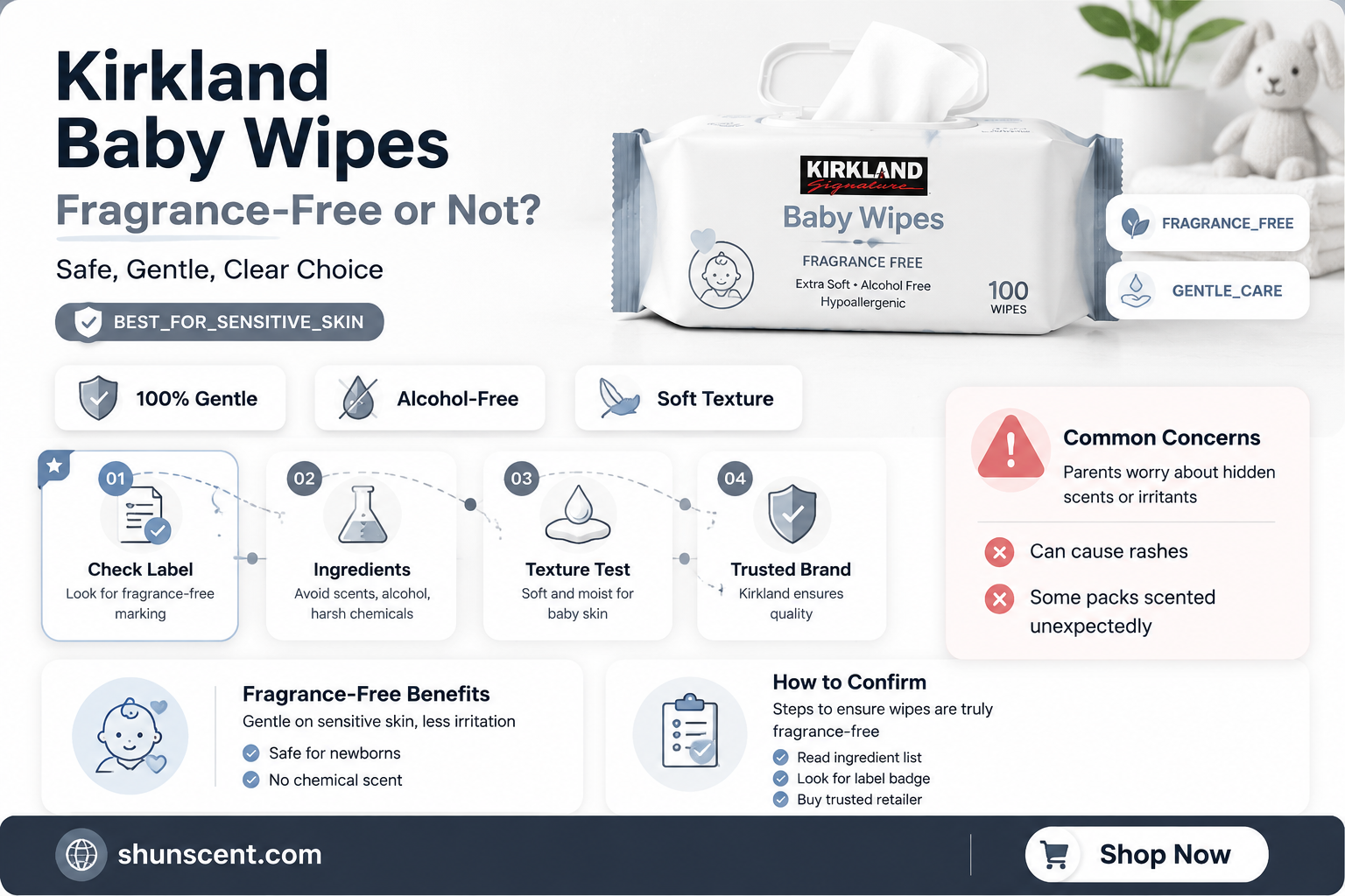 are kirkland baby wipes fragrance free