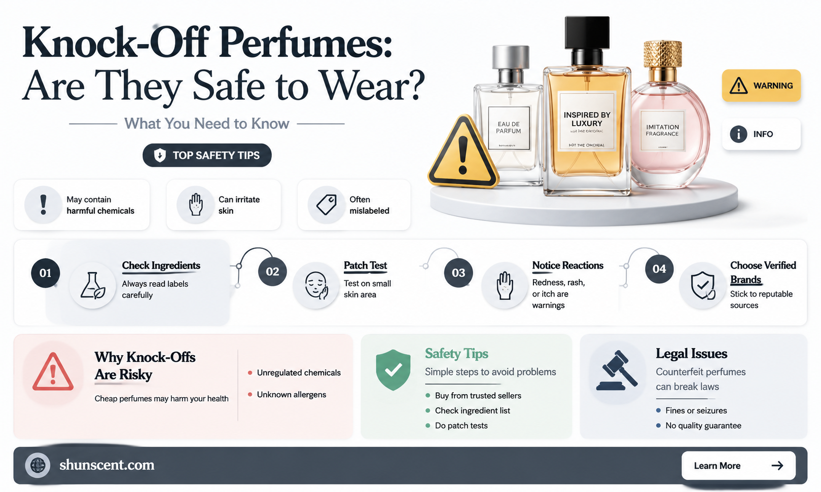 are knock off perfumes safe