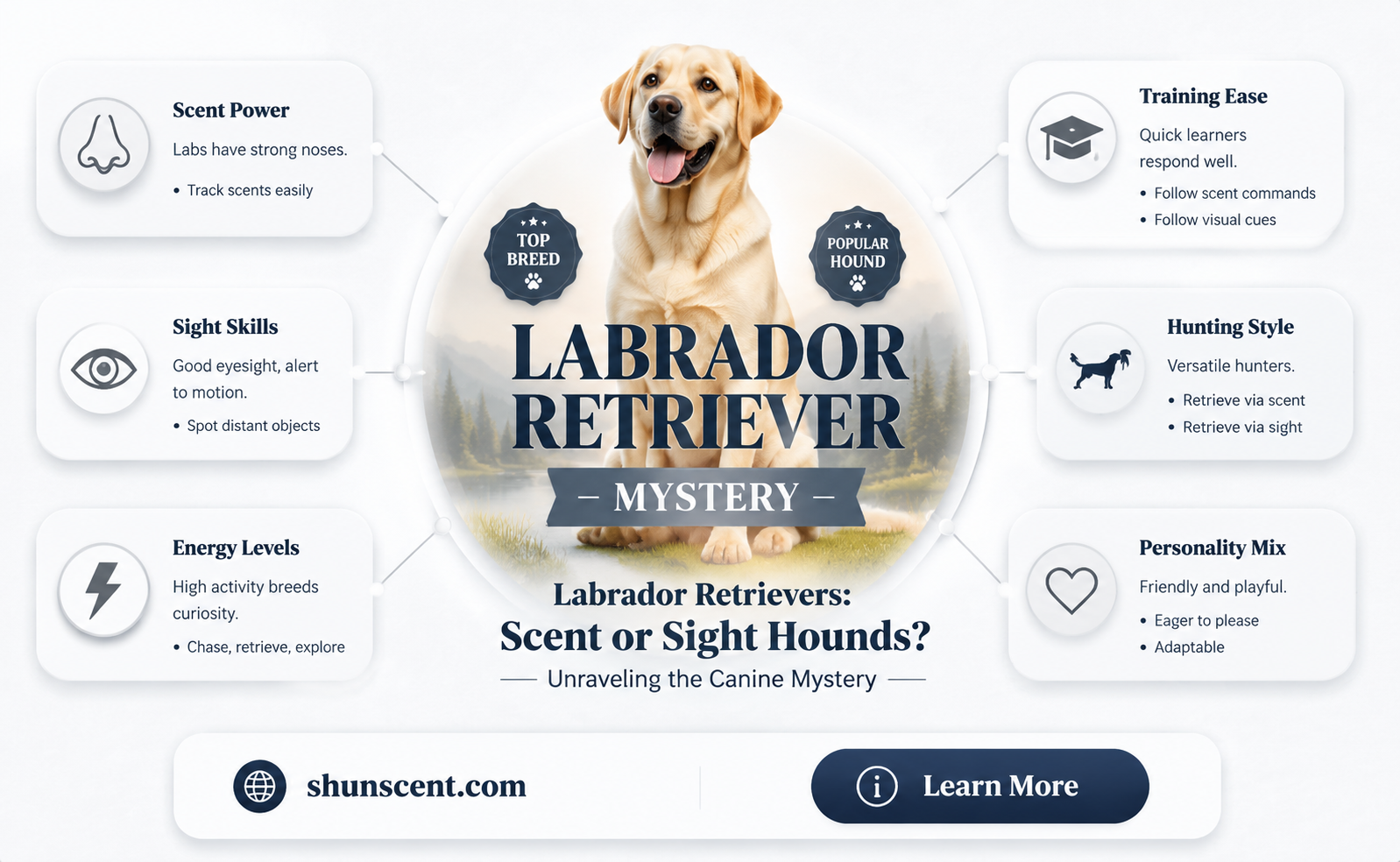 are labrador retrievers scent or sight hounds