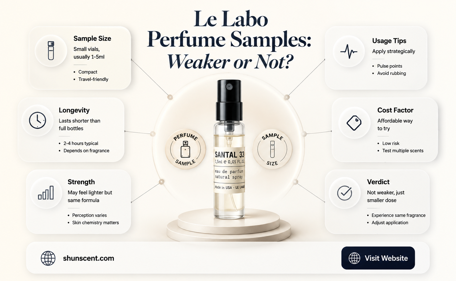 are le labo perfume samples weaker
