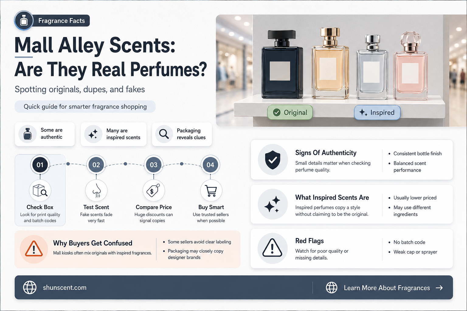 are perfume on the mall alley real