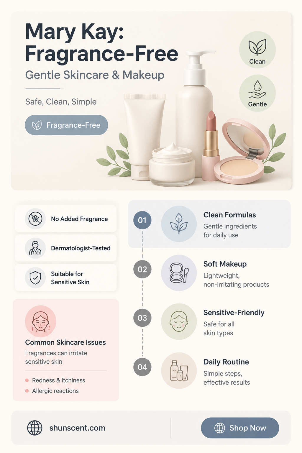 are mary kay products fragrance free