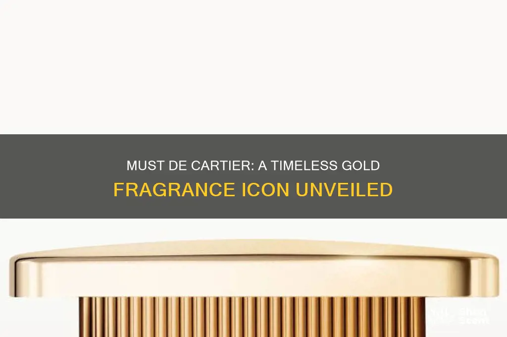 must gold cartier perfume