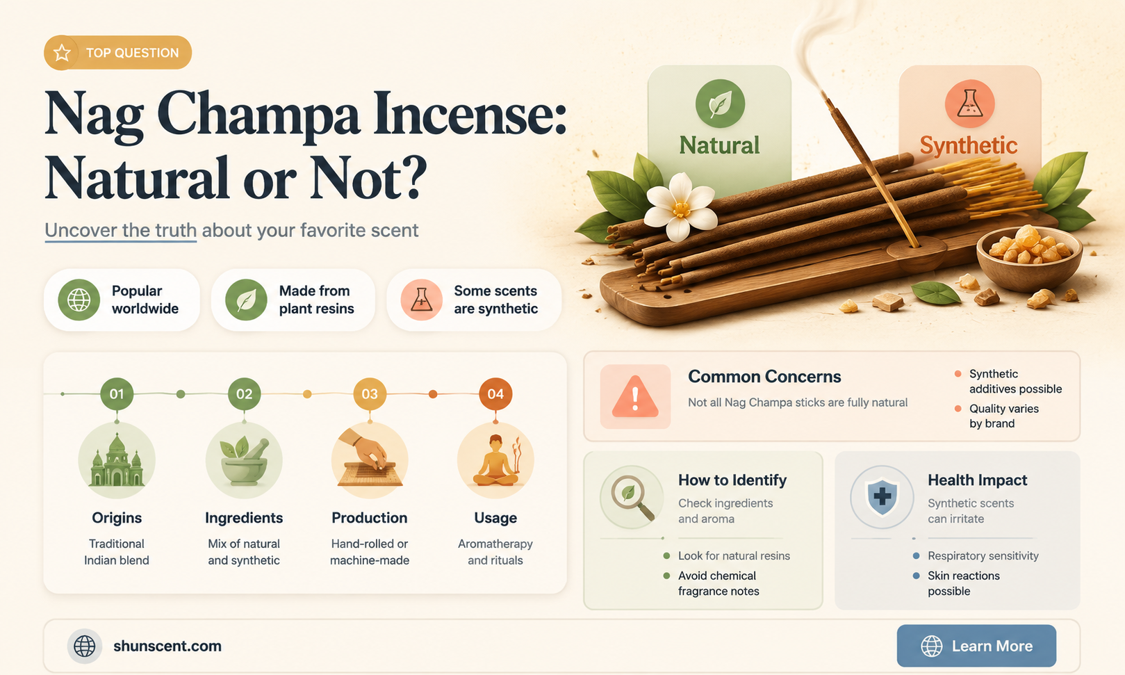 are nag champa incense natural