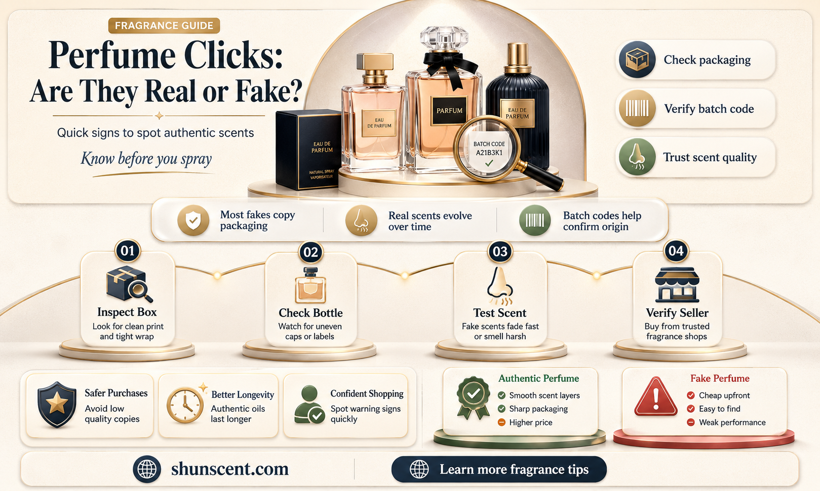 are perfume click genuine