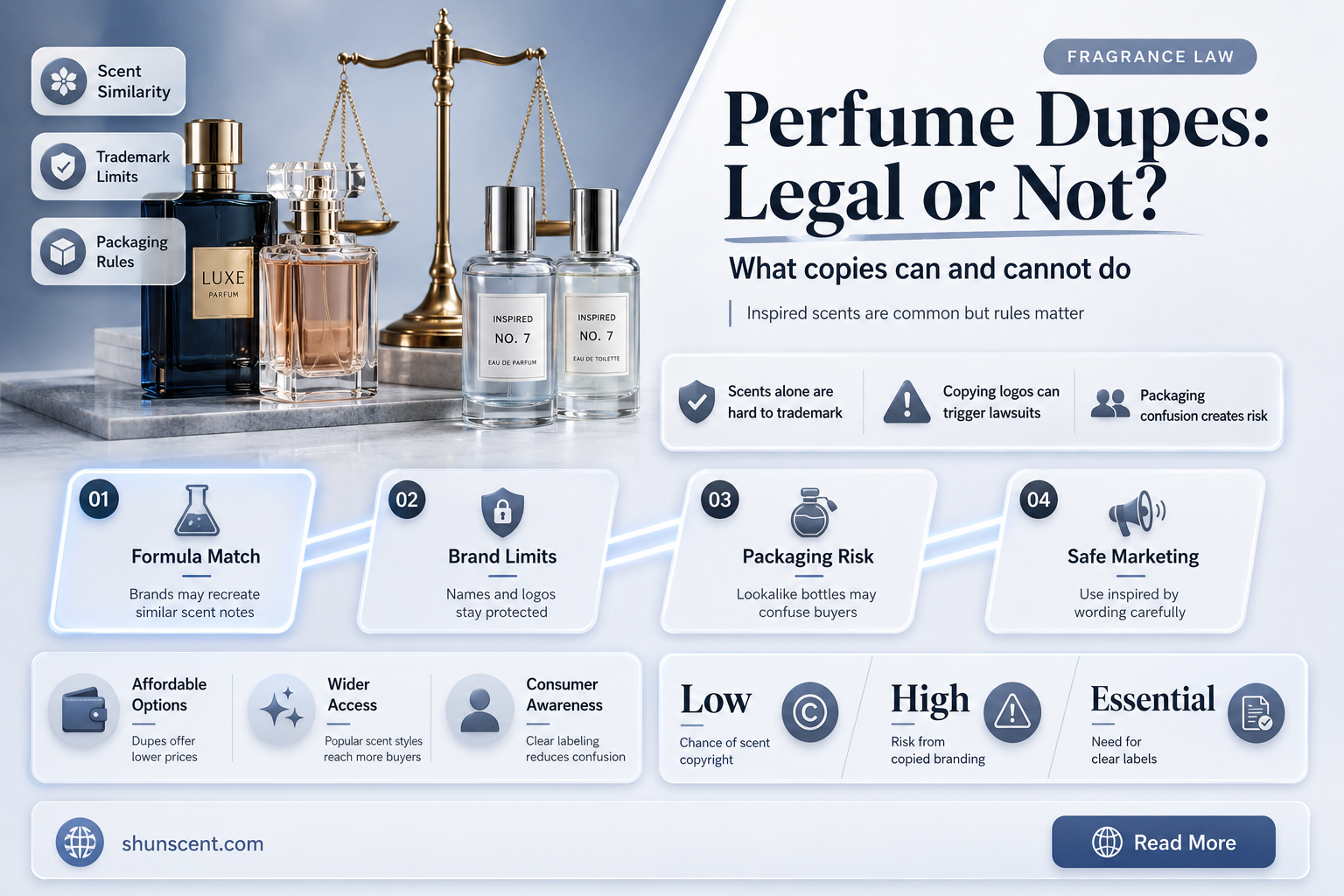 are perfume dupes legal