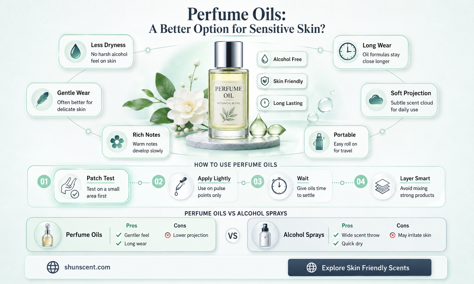 are perfume oils better for sensitive skin