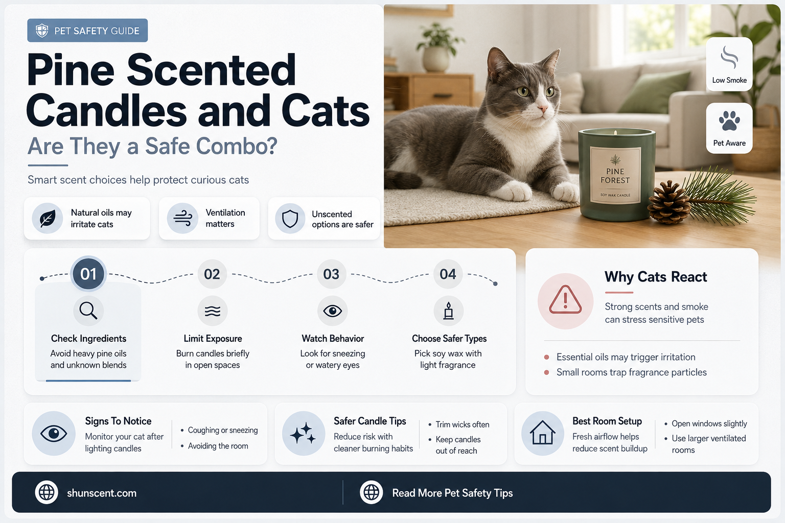 are pine scented candles bad for cats