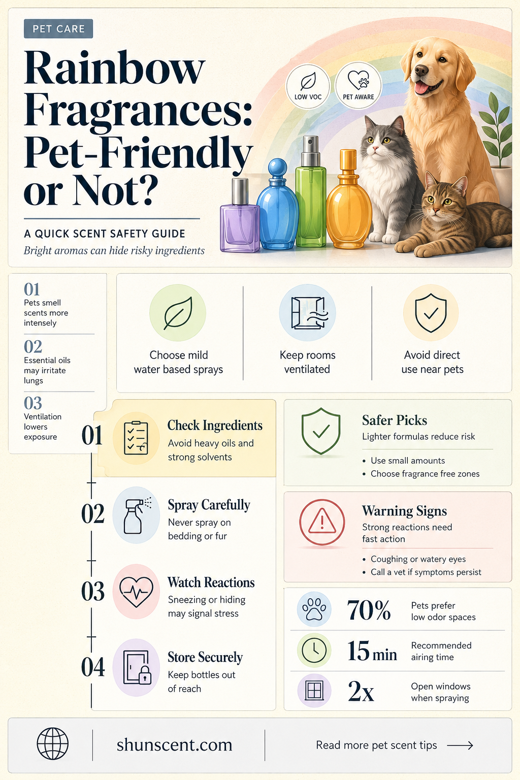 are rainbow fragrances safe for pets