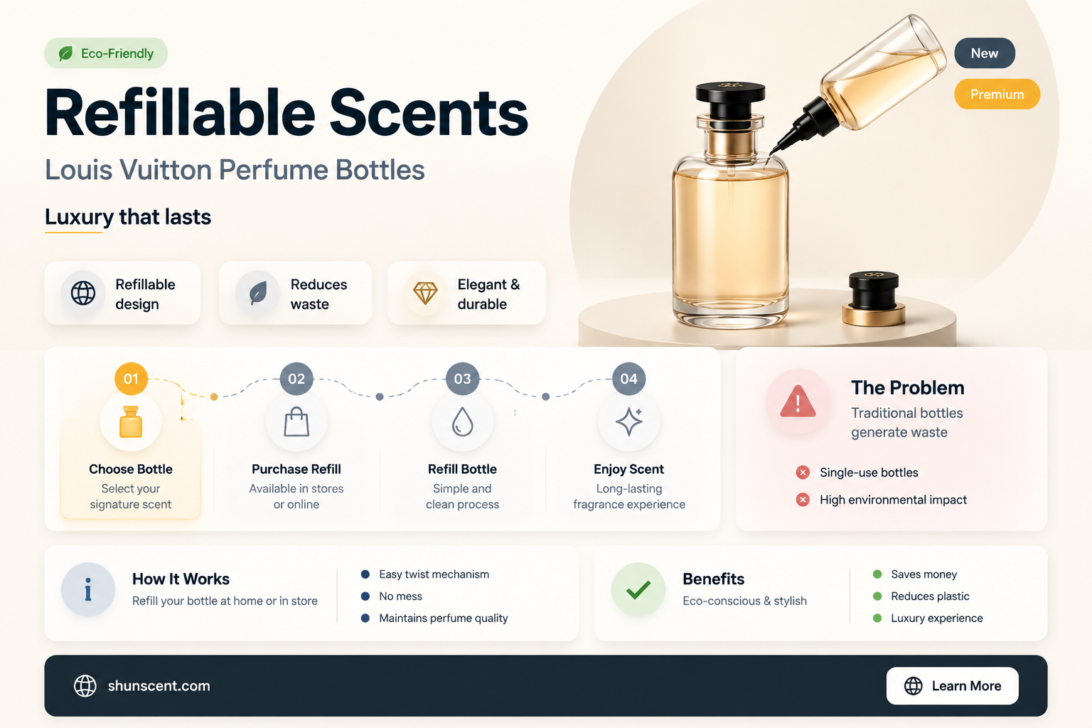 are louis vuitton perfumes refillable