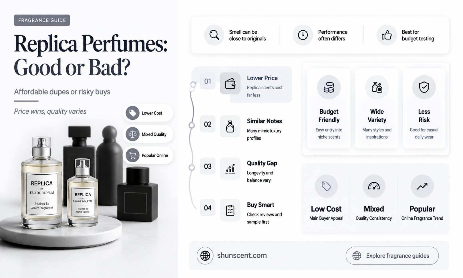 are replica perfumes good