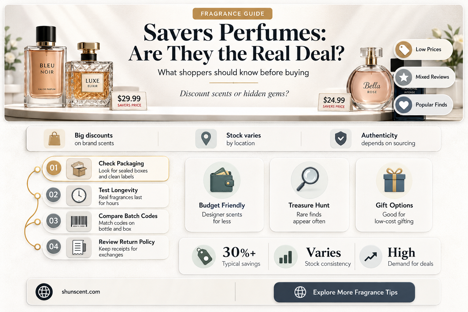 are savers perfumes real