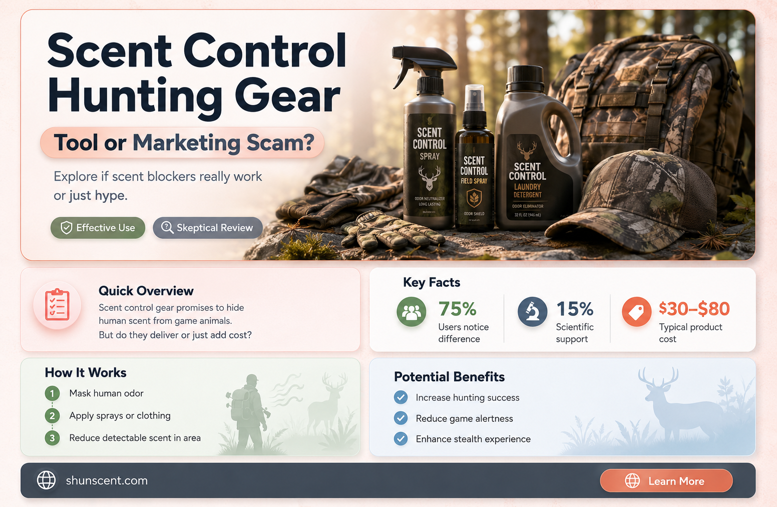 are scent control hunting clothing a scam