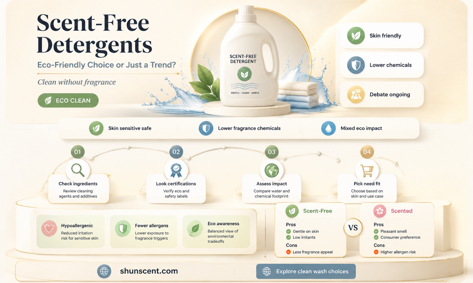 are scent free detergents better for the environment