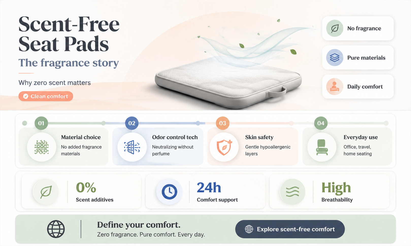 are seat pads fragrance free