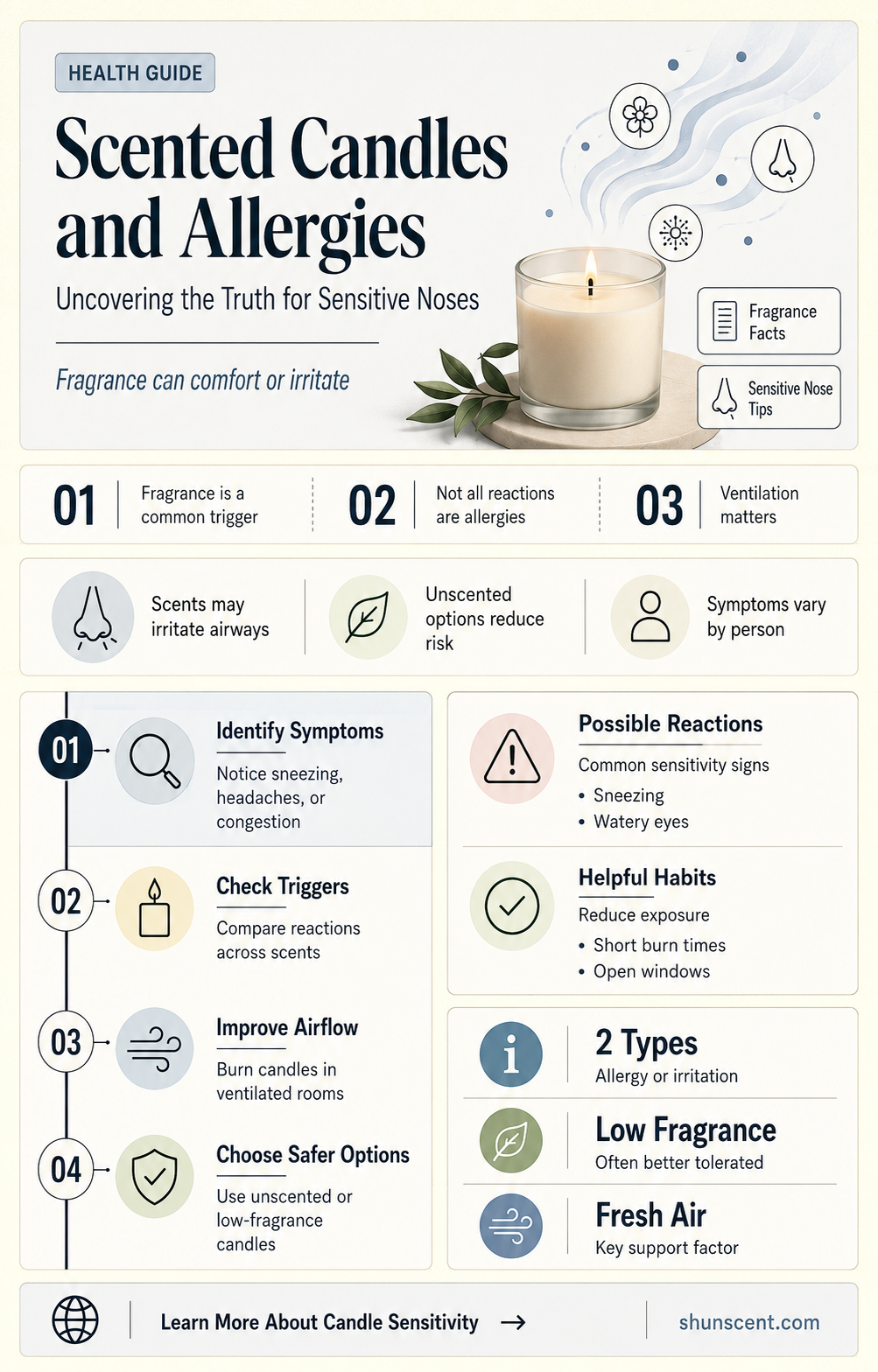 are scented candles bad for allergies