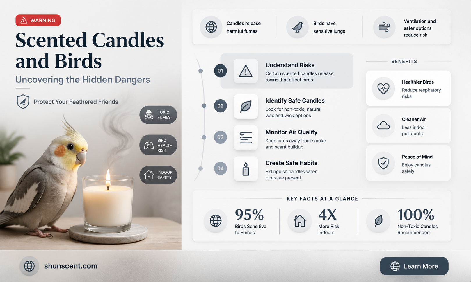 are scented candles bad for birds