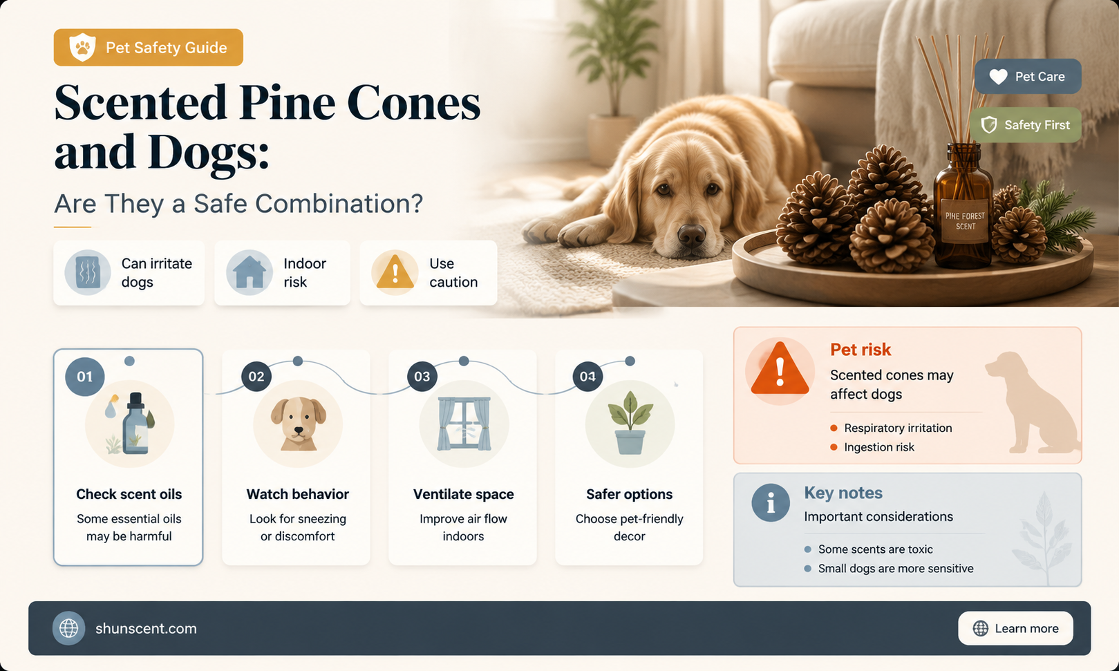 are scented pine cones bad for dogs