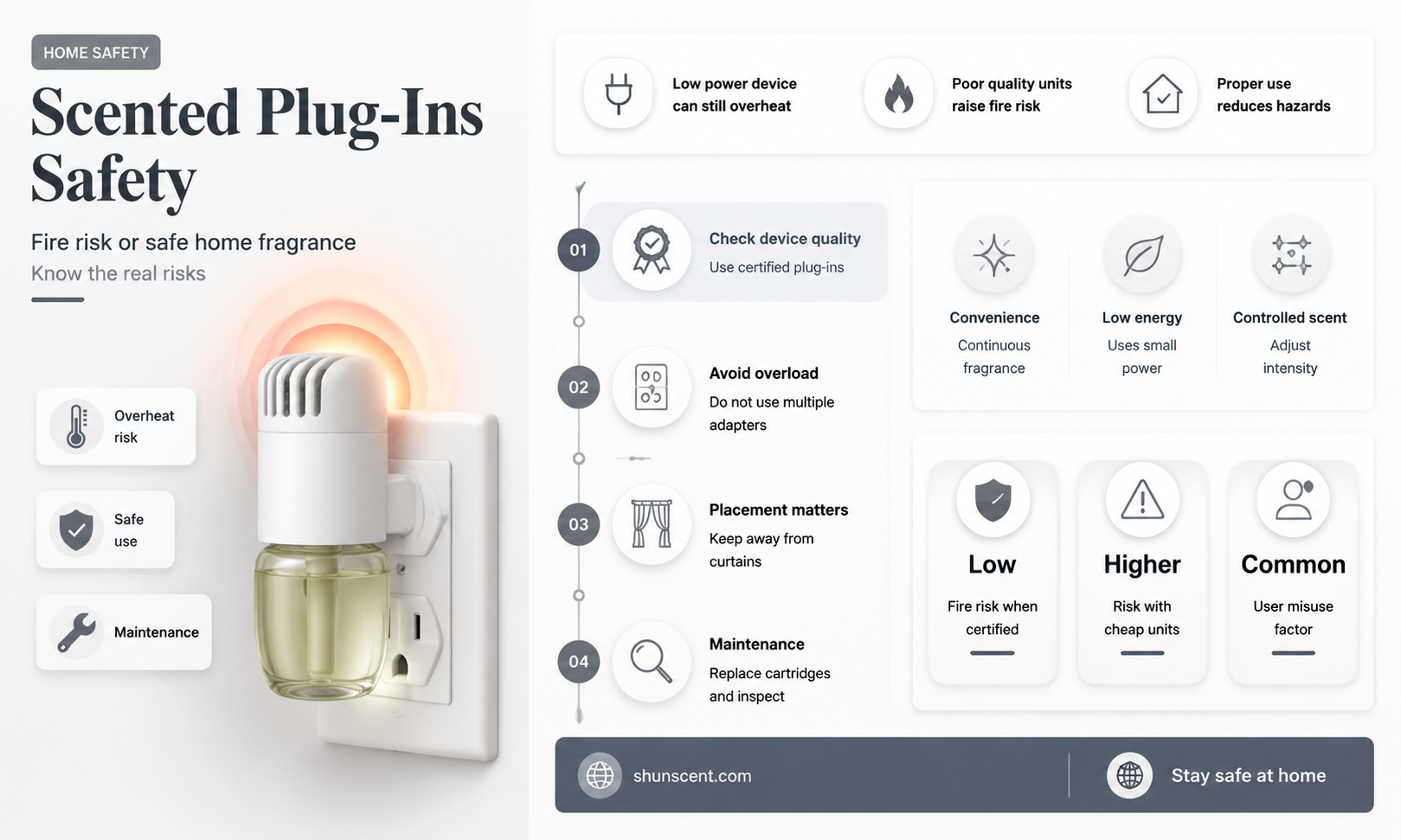 are scented plug ins a fire hazard