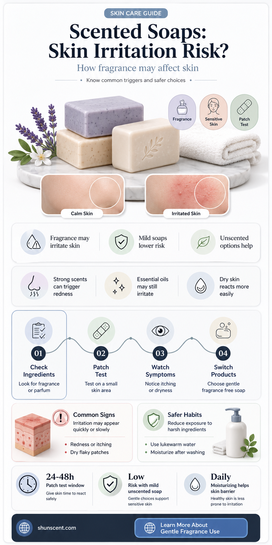 are perfumed soaps more likely to cause irritation