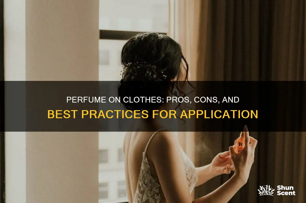 should i apply perfume on my clothes