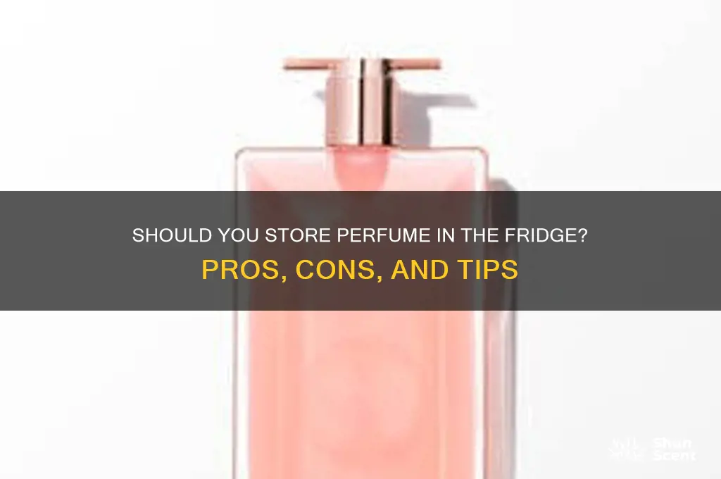 should i keep my perfume in fridge