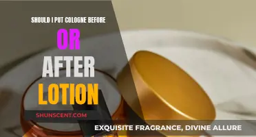 The Perfect Fragrance Application: Lotion, Then Cologne